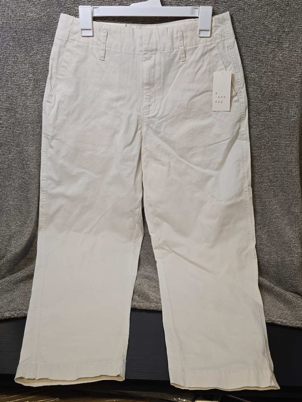 a new day Women’s Cream Straight-Leg Chinos